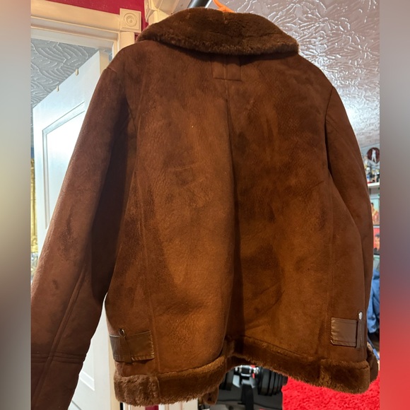 Maurices Chocolate Brown Teddy Jacket NEW - Picture 7 of 13